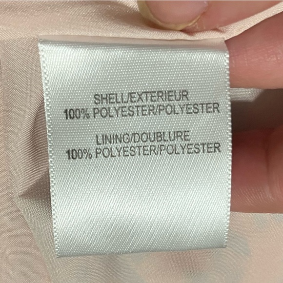 Belle Badgley Mischka Delilah Halter Dress Floral Coral and Blue Size 12 - Picture 4 of 14